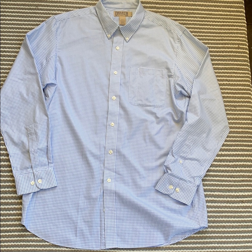 Duluth Trading Dress Shirt, set of 2.  SZ XL Tall - Picture 5 of 6